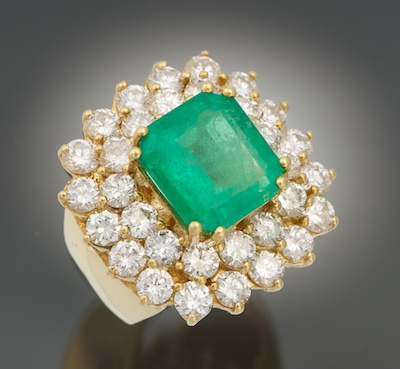 An Impressive Emerald and Diamond