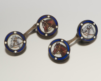 A Pair of German Silver and Enamel 134b84