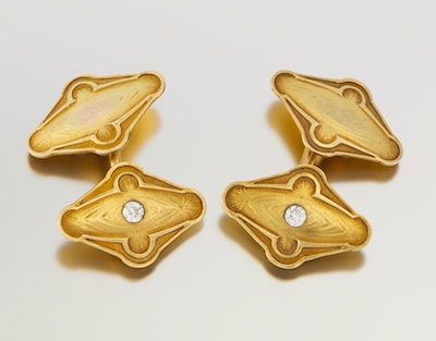 A Pair of Art Nouveau Gold and 134b8a