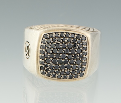 A David Yurman Black Diamond Sterling