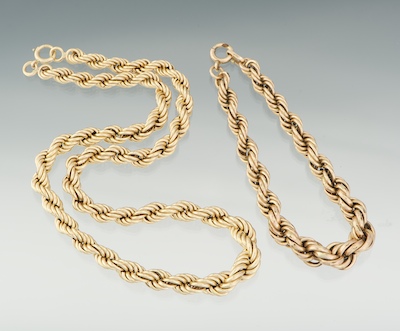 A Ladies Rope Chain Necklace and 134bb1