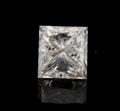 An Unmounted 0.59 ct Princess Cut