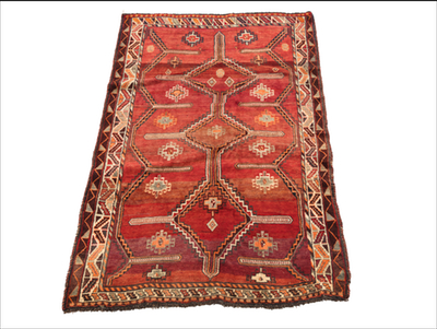 A Shiraz Carpet Silky wool on wool 134c1a