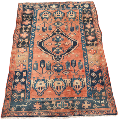 Serapi Carpet Muted colors faint 134c14