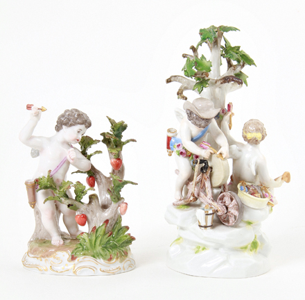 Meissen porcelain Labors of Cupid 134c23