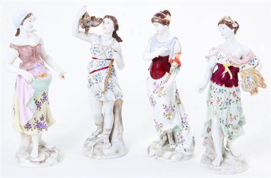 German porcelain figures of women