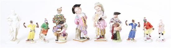 German miniature porcelain figure