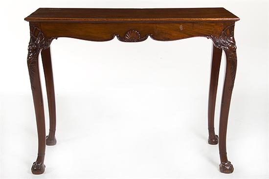 Chippendale style carved mahogany 134cce