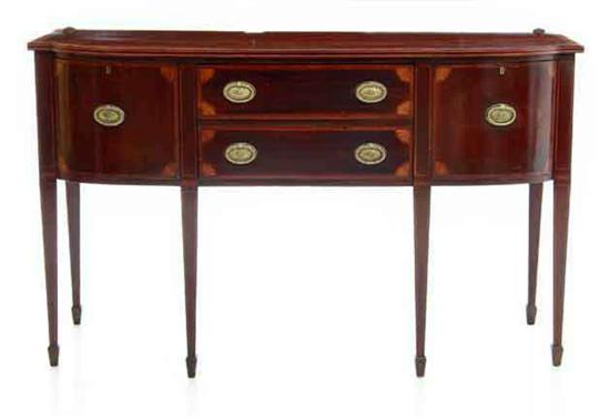 George III style inlaid mahogany 134cc9