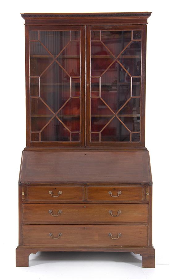 George III style mahogany secretary 134ce3