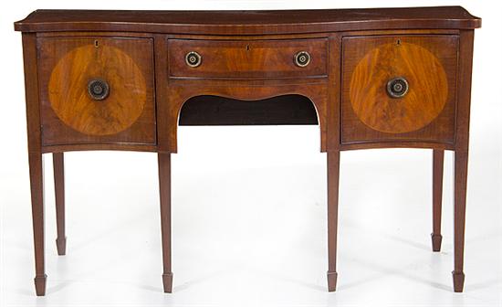 George III style inlaid mahogany 134ce7