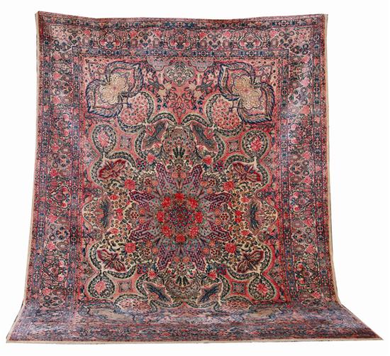 Antique Persian Kashan carpet circa 134d1e