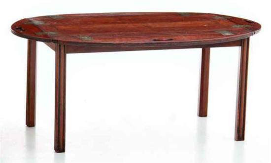 Chippendale style mahogany tray 134d18