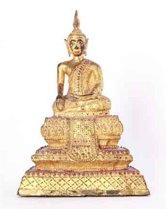 Tibetan bronze Chinaratra Buddha