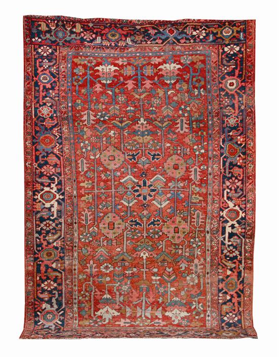 Antique Persian Heriz carpet circa 134d3c