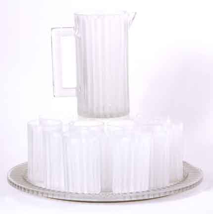 Lalique Jaffa pattern frosted glass 134d62