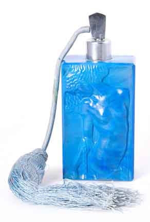 Art Deco lapis glass factice perfume 134d67