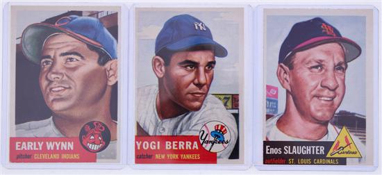 Topps 1953 baseball cards 197 different 134d95