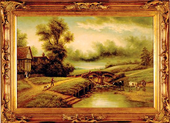 British school (20th century) LANDSCAPE