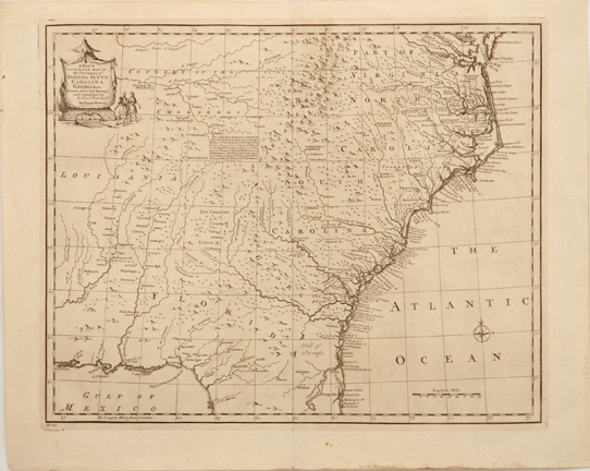 Colonial Map of North Carolina 134dcf