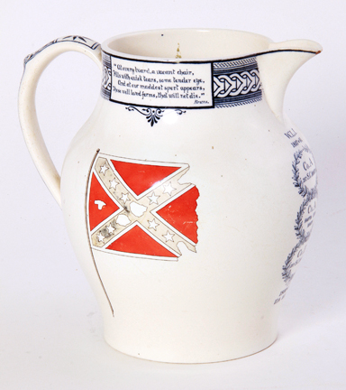 Rare Wedgwood Confederate pitcher 134ddb