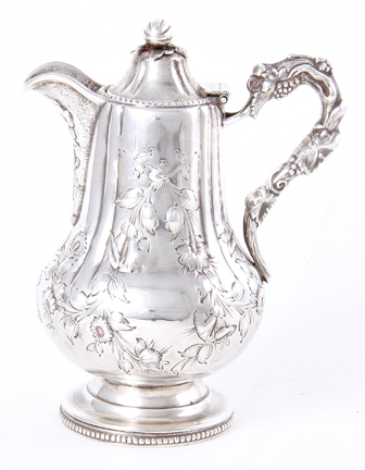 Charleston coin silver cream pitcher 134e70