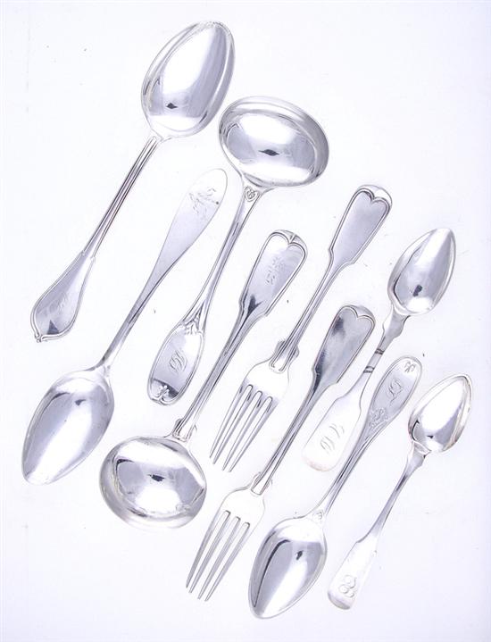 Charleston coin silver spoons forks 134e72