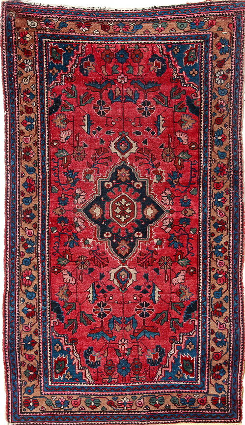 Semi-antique Persian Hamedan carpet