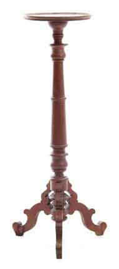 Victorian mahogany pedestal plant 134f14