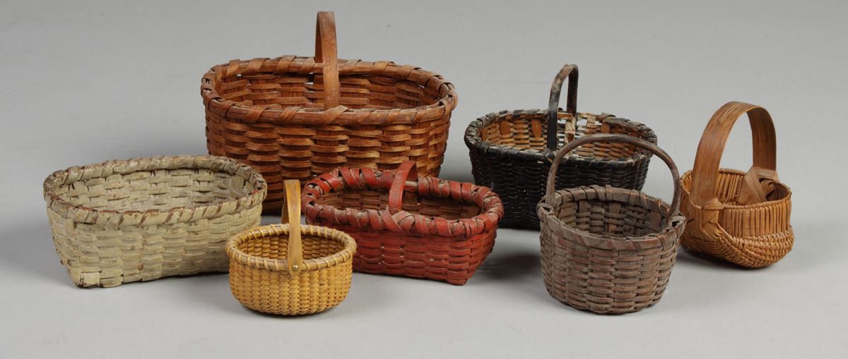 Group of 19th & 20 Cent. Baskets