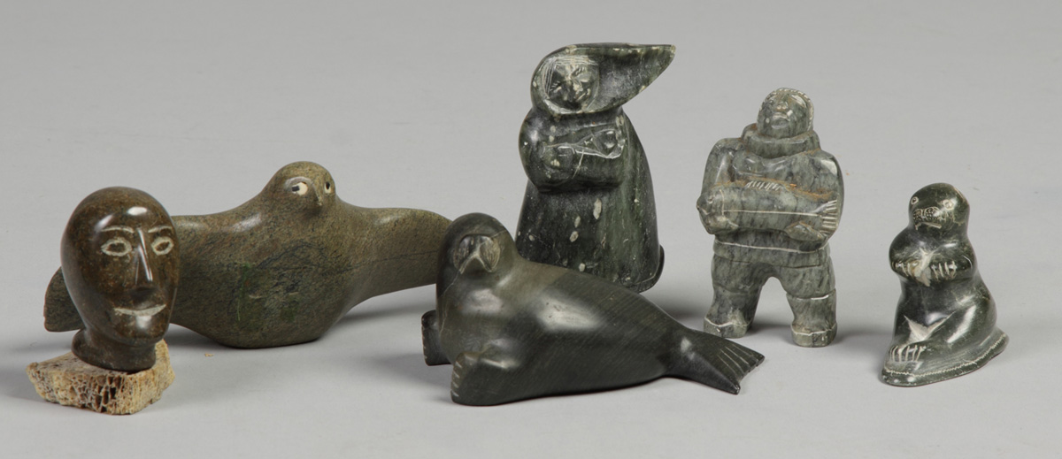 Group of Inuit art 303. Group of