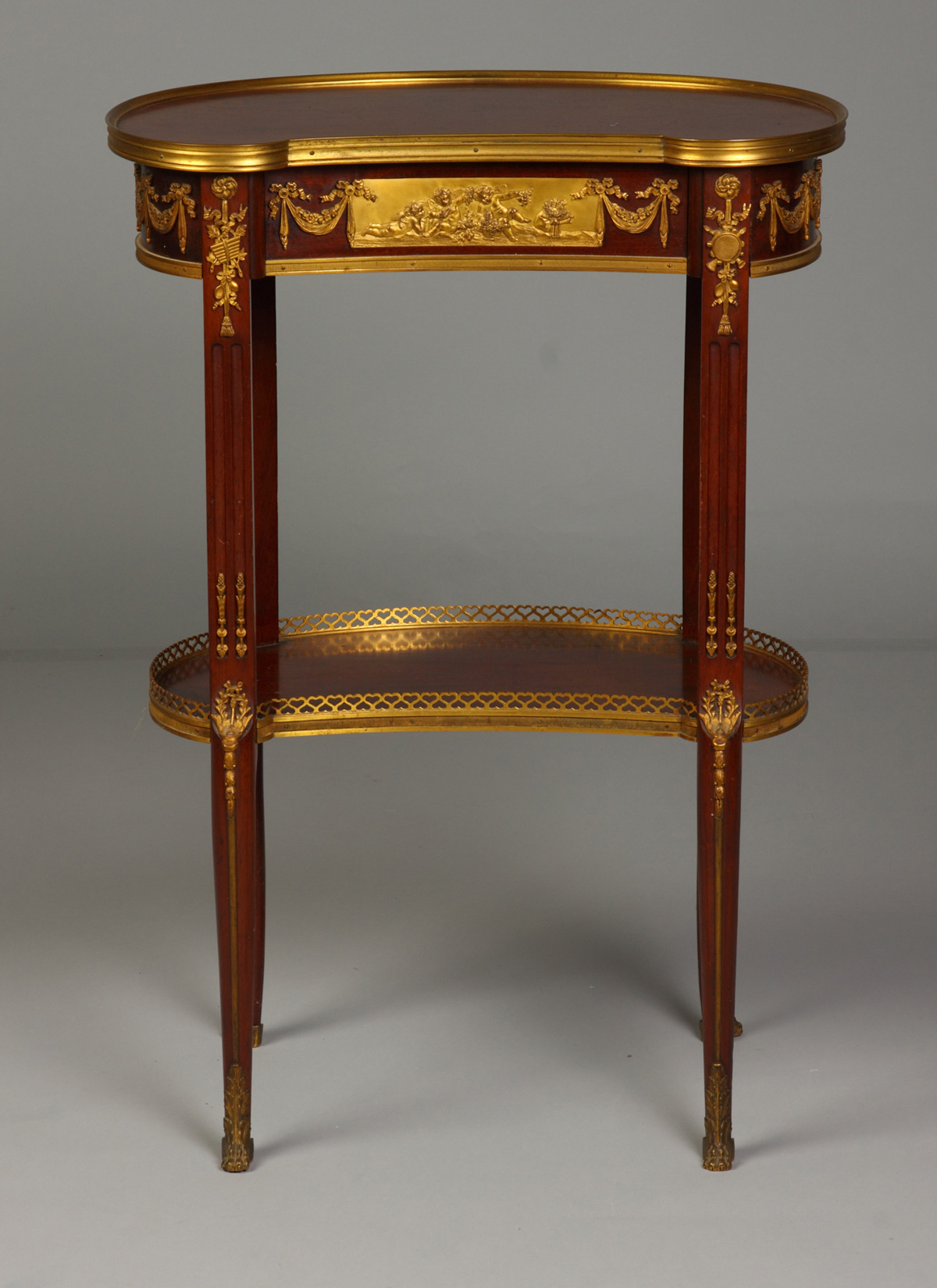Fine French Mahogany 1 Drawer Stand 1350ab
