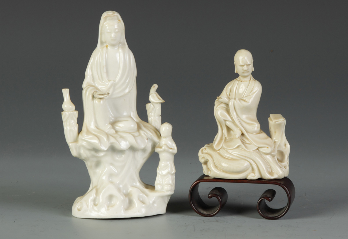 White Porcelain Lohan Guanyin 1350cc