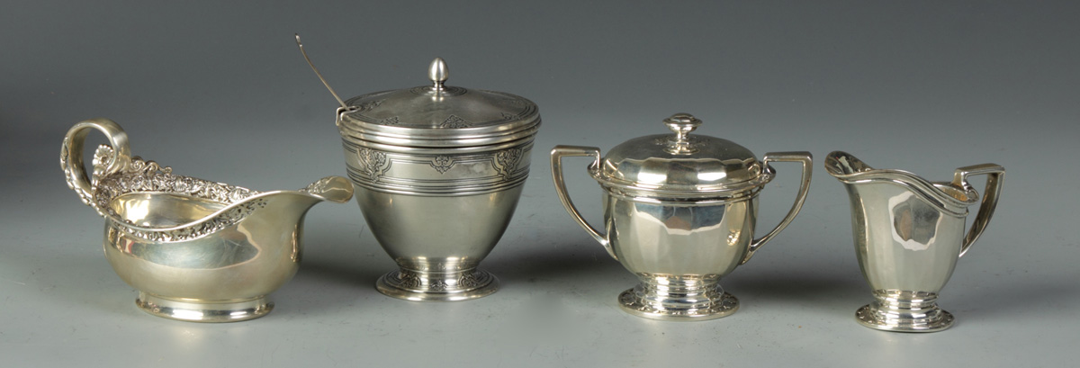 4 Pieces of Tiffany & Co. Sterling Gravy