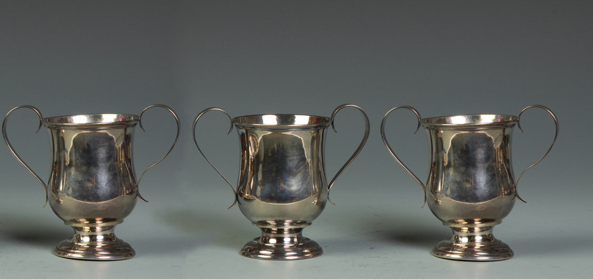 Group of 3 Gorham Coin Silver Handled