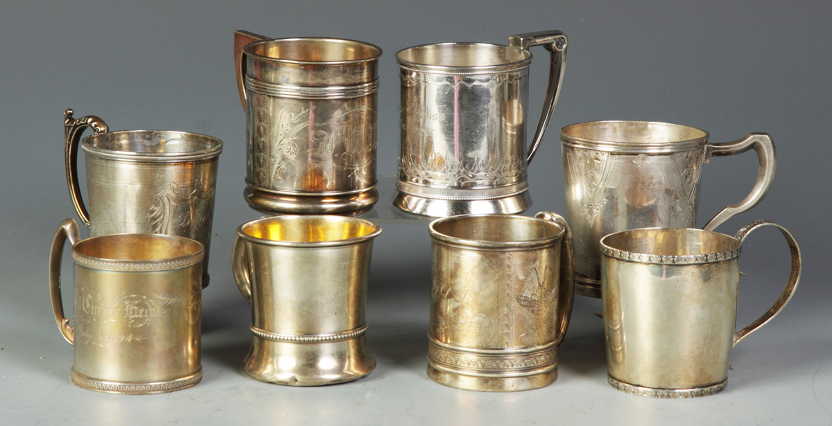 Group of 8 Handled Children's Cups