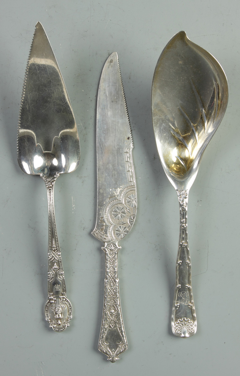 3 Tiffany Co Sterling Serving 13518a