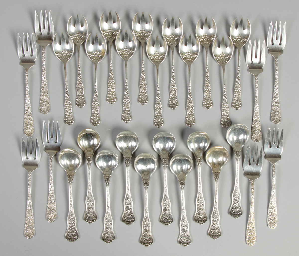 Group of Sterling Forks & Spoons