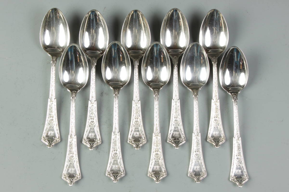 10 Tiffany & Co. Sterling Tablespoons