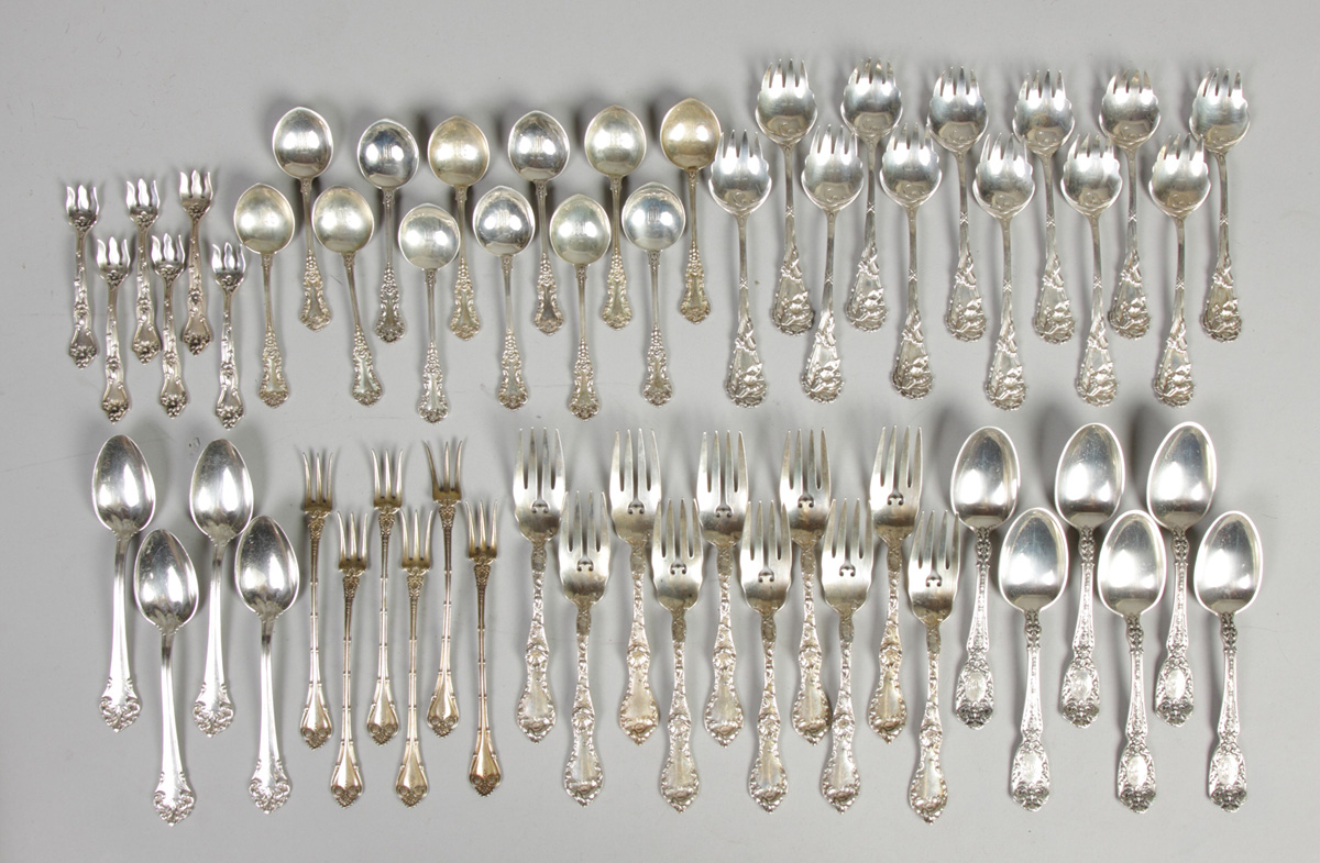 Group of Sterling luncheon forks 1351be