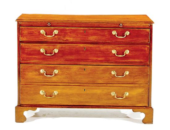 George III mahogany chest of drawers 1351f4