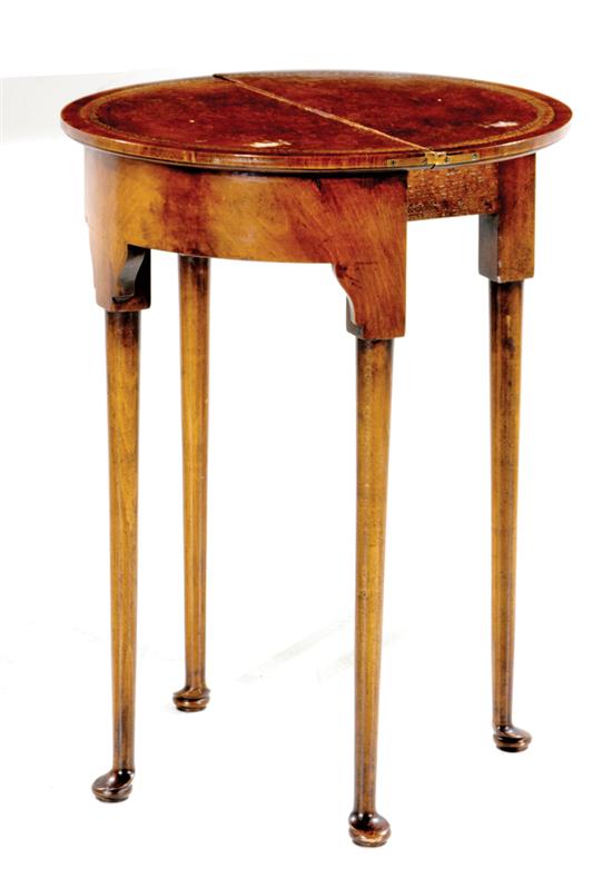 Queen Anne style diminutive mahogany