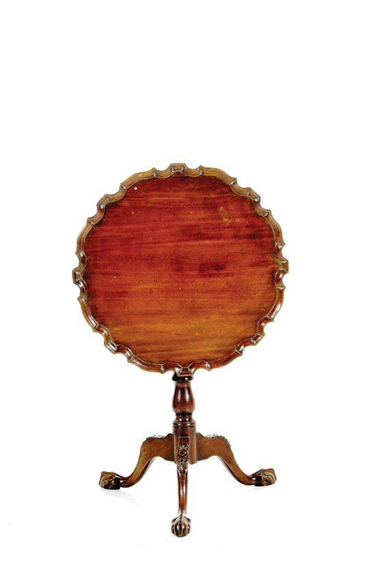 English Chippendale style mahogany