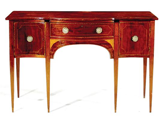 George III style inlaid mahogany 135281
