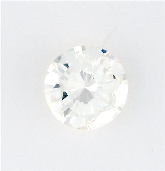 Round brilliant-cut 5.11 carat