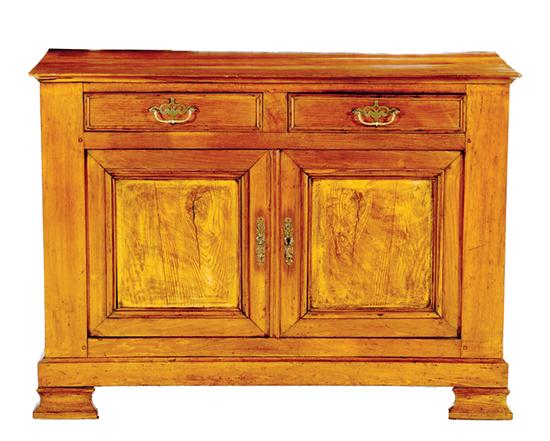 French walnut serving cabinet 19th
