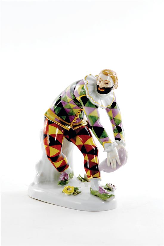 Meissen porcelain harlequin figure 135305