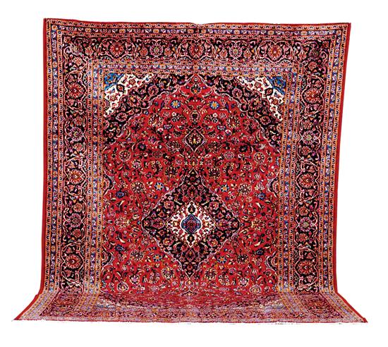 Persian Kashan carpet 9 3 x 12 10  135311