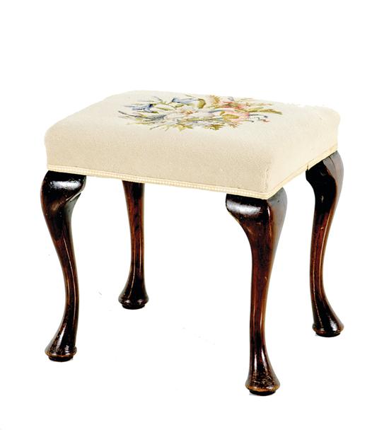 Queen Anne style walnut footstool 135317