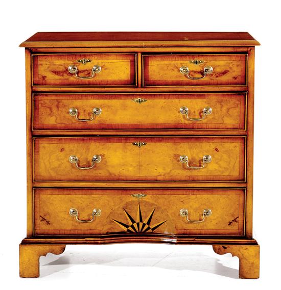 George II style inlaid walnut and 135318